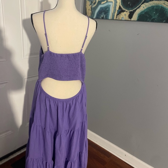 Universal Thread Maxi dress tiered (periwinkle) Size XL - Picture 2 of 9